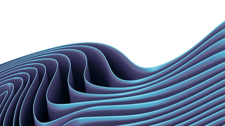 Blue waves pattern