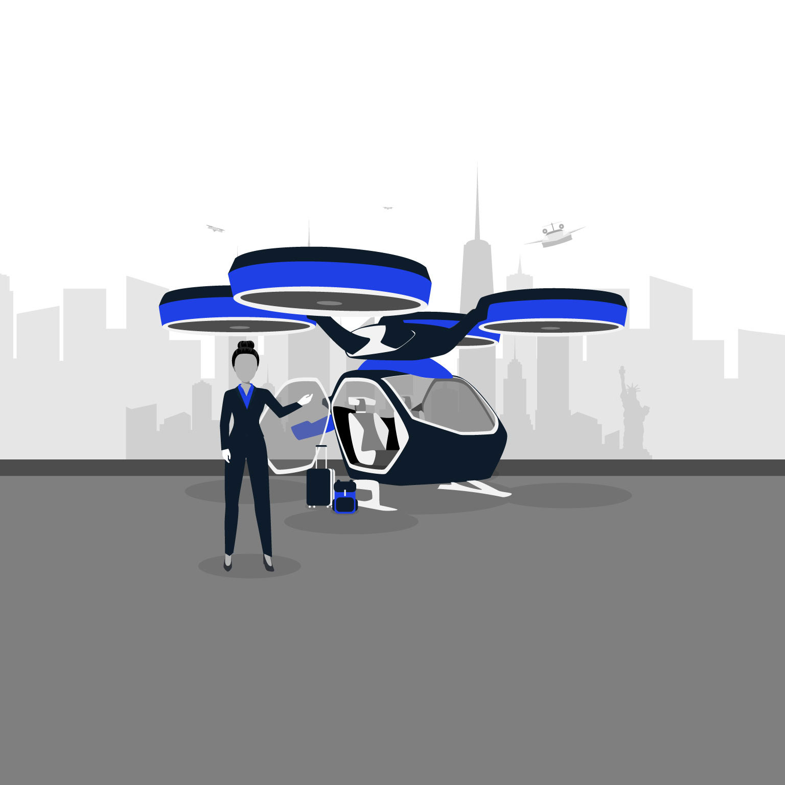 Flying-cab drivers wanted