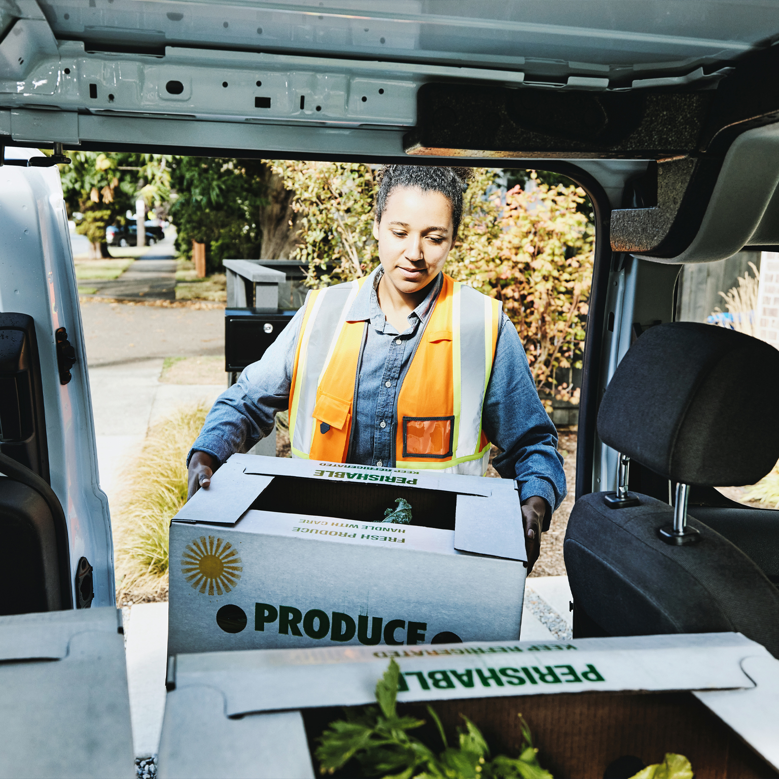 Home delivery van