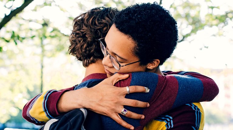 Friendly embrace